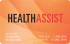 Orange Health Assistant Card