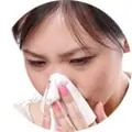 lady with flu symptom