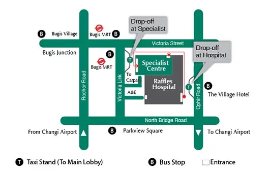 Raffles Specialist Centre & Raffles Hospital