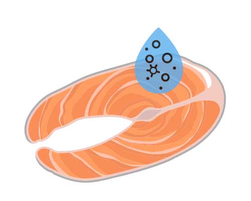 Contaminated seafood