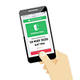 Scan the QR code or your IC to complete Safe Entry