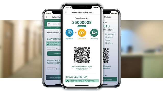 Raffles Connect - get an e-queue number before reaching our clinics for a shorter waiting time. Raffles Connect - get an e-queue number before going to Raffles Medical clinics for a faster visit