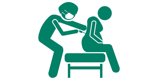Intramuscular injections of pain relief medications Intramuscular injections of pain relief medications