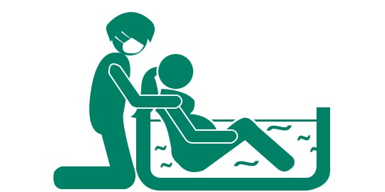 Natural methods such as water immersion Natural methods such as water immersion