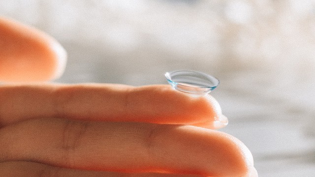 Contact lens related eye infection