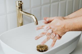 monkeypox prevention - Washing of hands