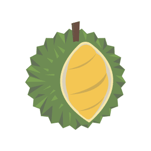 Is durian high in cholesterol?