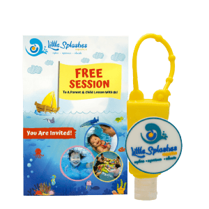 Swim session and sanitiser holder - Raffles Hospital mummy bag Swim session and sanitiser holder - Raffles Hospital mummy bag