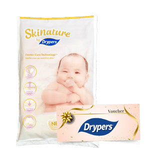 diapers and voucher - Raffles Hospital mummy bag