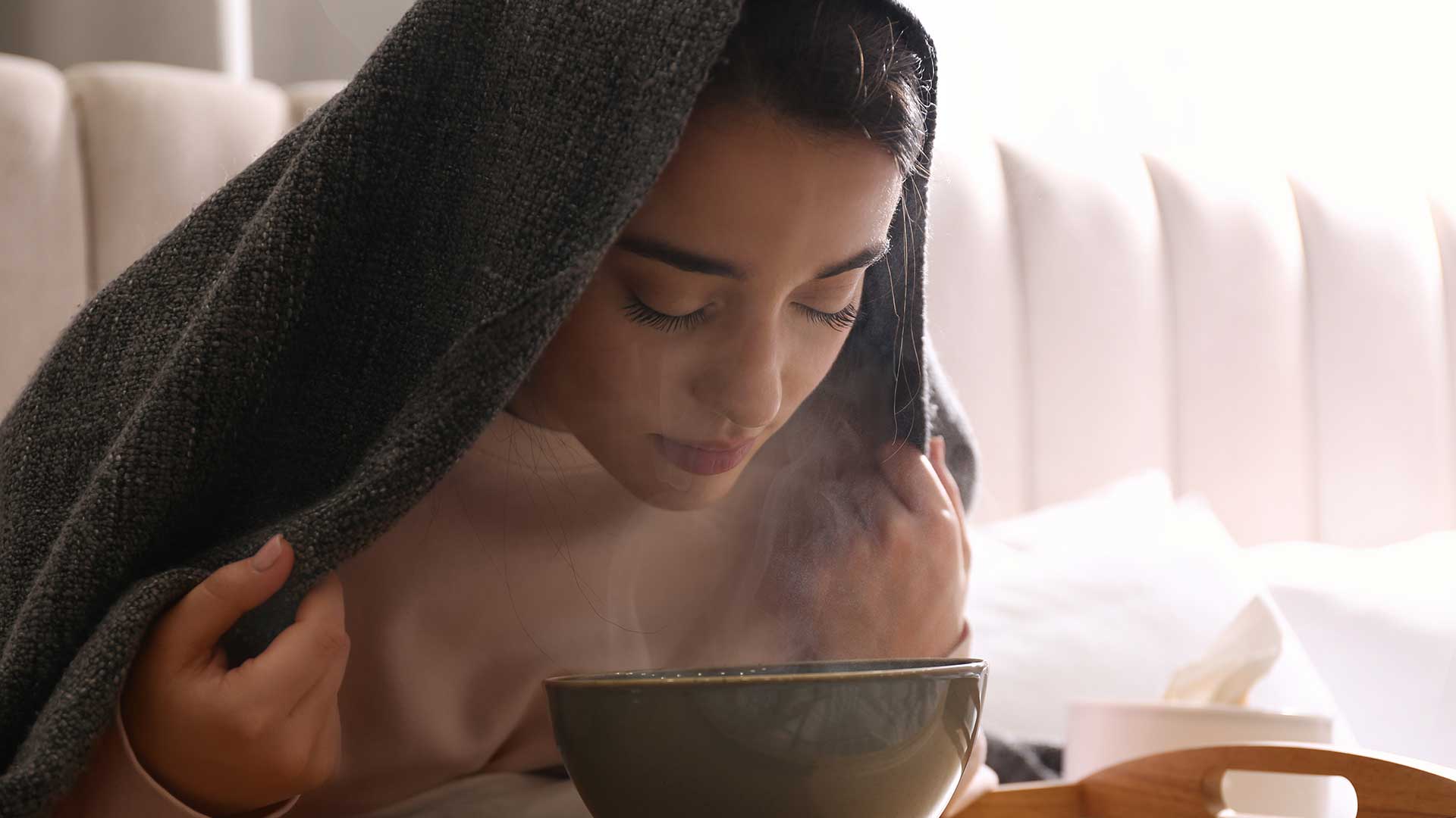 steam inhalation - home remedy steam inhalation - home remedy