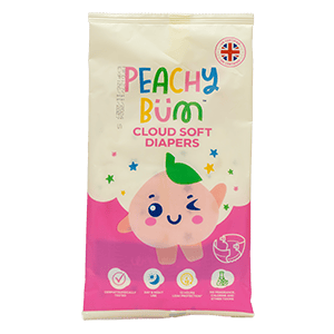 Raffles Hospital mummy maternity gift bag - Peachy bum diaper Raffles Hospital mummy maternity gift bag - Peachy bum diaper