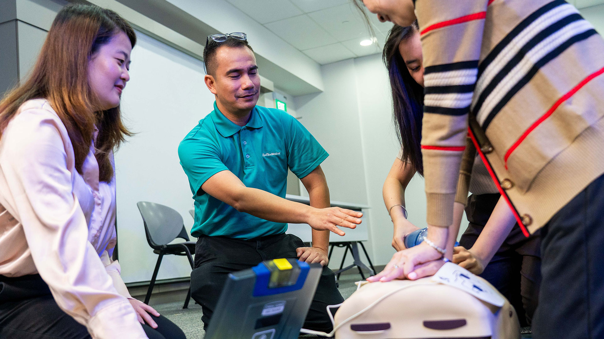 Learn a Skill Save a Life Raffles Life Support Training