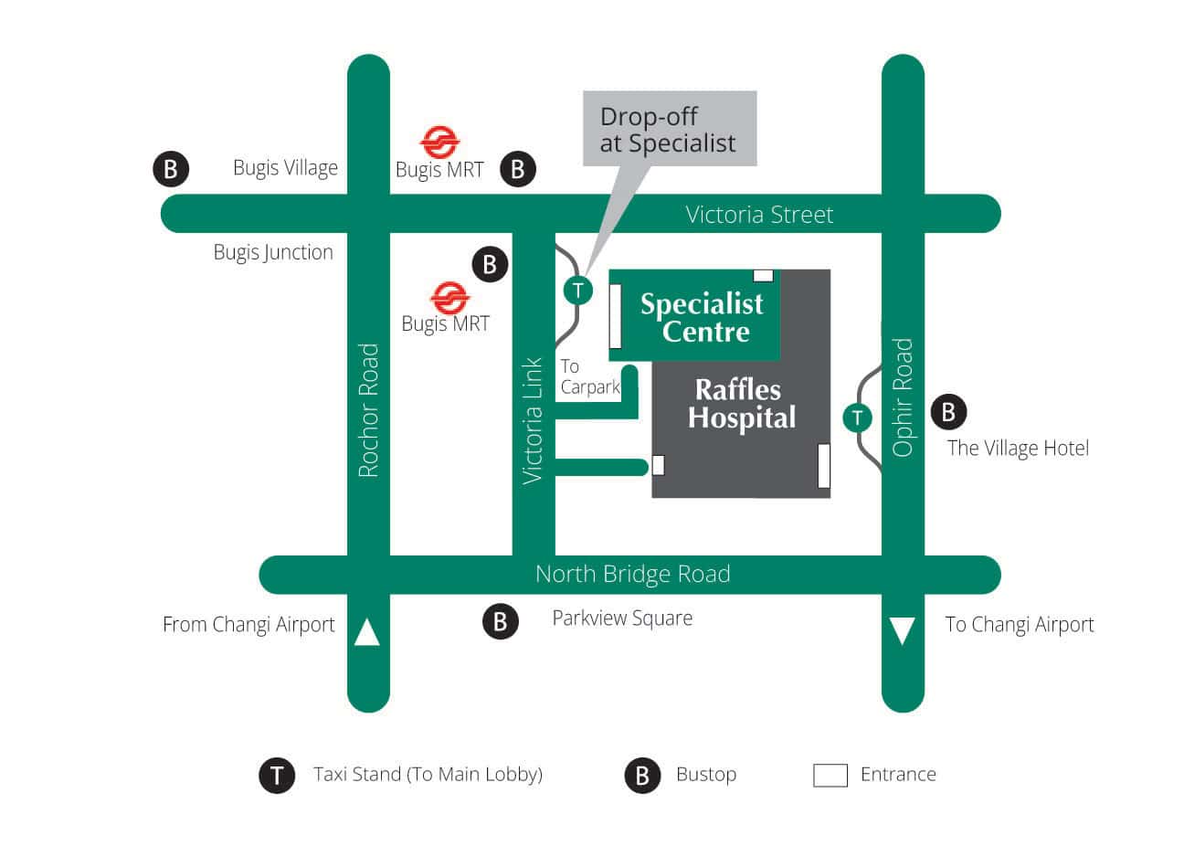 Raffles Specialist Centre Raffles Hospital Map Drop Off 2025 Raffles Specialist Centre Raffles Hospital Map Drop Off 2025