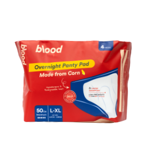 Blood overnight panty pad Raffles Hospital maternity bag
