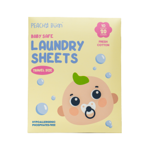 Peachy Bum laundry sheets Raffles Hospital maternity bag