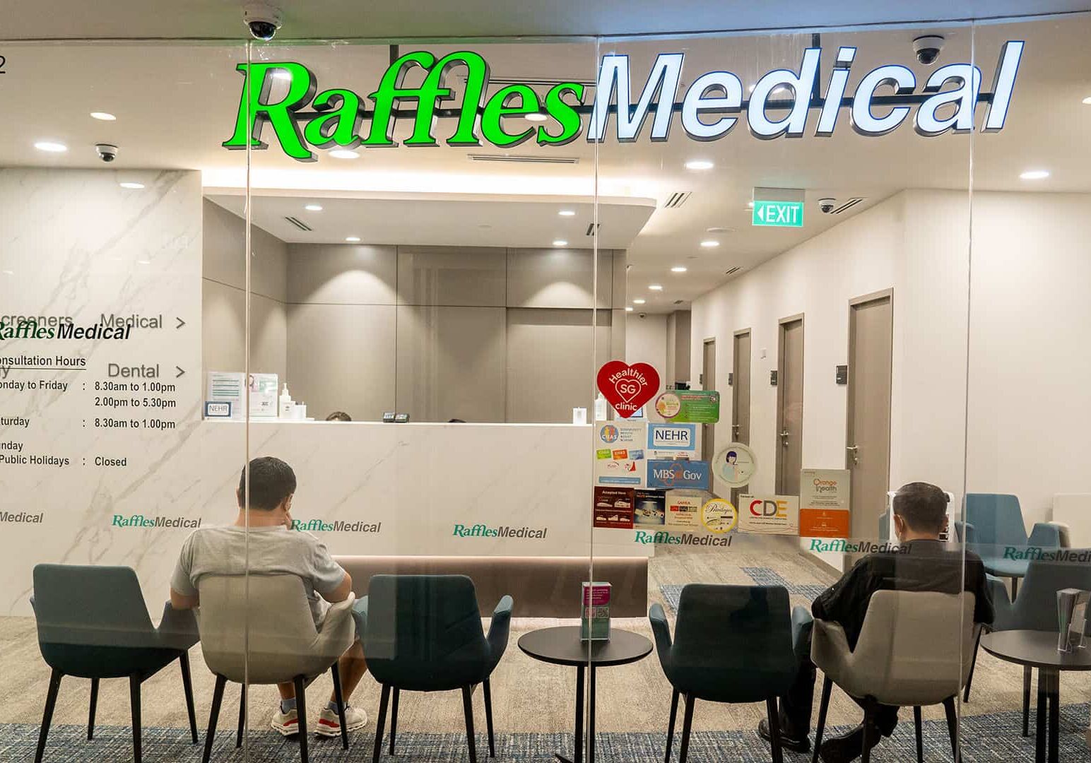 raffles medical at raffles place singapore land tower level 2