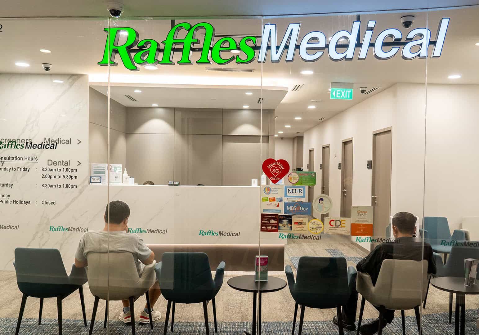 raffles medical at raffles place singapore land tower level 2